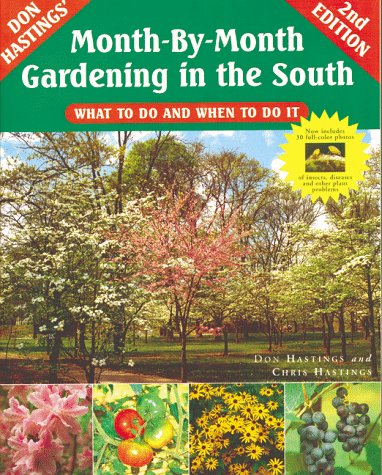 Book cover for Month-By-Month Gardening in the South