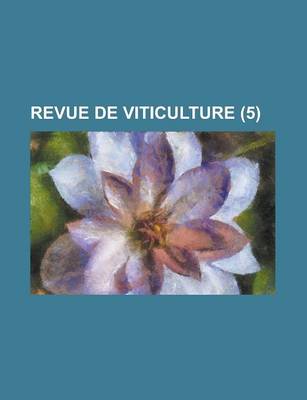 Book cover for Revue de Viticulture (5 )