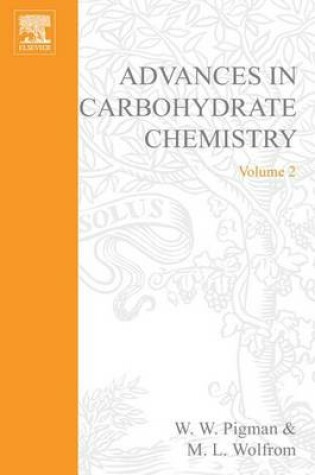 Cover of Advances in Carbohydrate Chemistry Vol 2