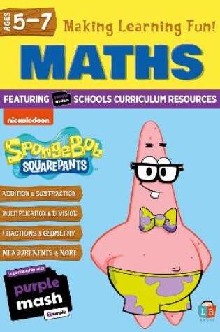 Cover of SpongeBob SquarePants - Maths - Ages 5-7