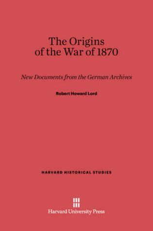 Cover of The Origins of the War of 1870