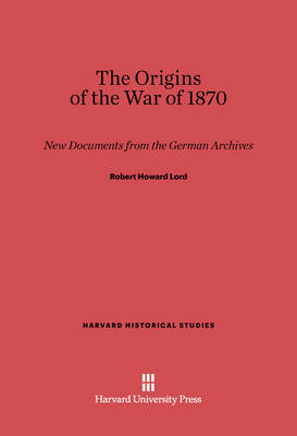 Cover of The Origins of the War of 1870