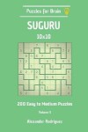 Book cover for Puzzles for Brain Suguru - 200 Easy to Medium 10x10 vol. 5