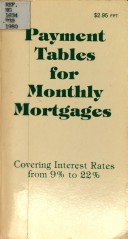 Book cover for Payment Tables for Monthly Mortgages
