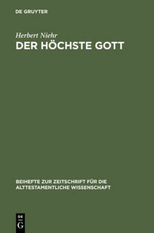 Cover of Der Hochste Gott