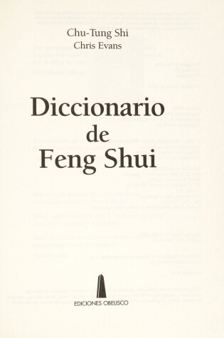 Cover of Diccionario de Feng Shui