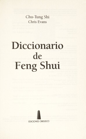 Book cover for Diccionario de Feng Shui