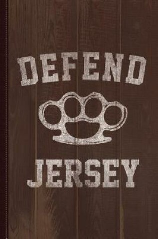 Cover of Defend Jersey Vintage Journal Notebook