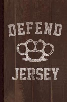 Book cover for Defend Jersey Vintage Journal Notebook