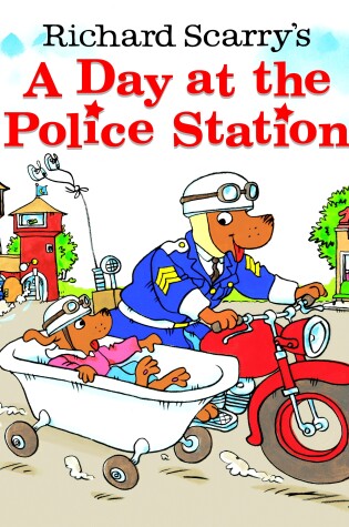 Cover of Richard Scarry's A Day at the Police Station