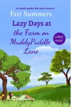 Book cover for Lazy Days at the Farm on Muddypuddle Lane