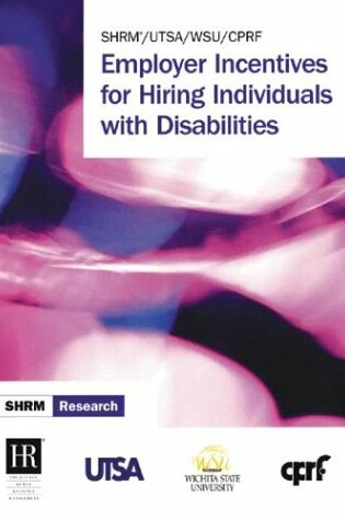 Cover of Employer Incentives for Hiring Individuals with Disabilities