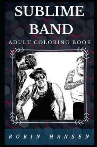 Cover of Sublime Band Adult Coloring Book