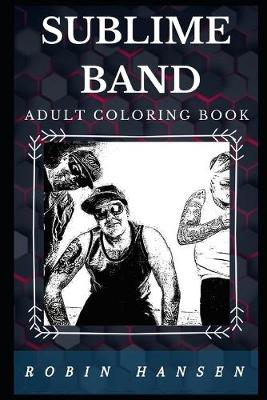 Cover of Sublime Band Adult Coloring Book