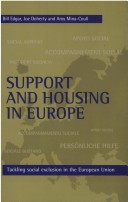 Book cover for Support in Housing in Europe