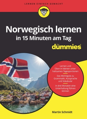 Book cover for Norwegisch lernen in 15 Minuten am Tag für Dummies