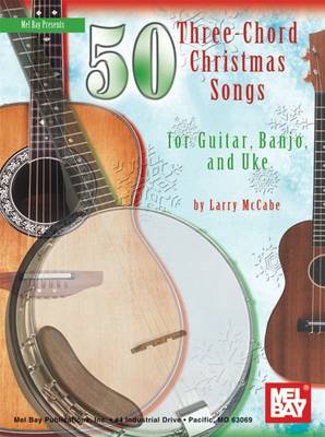 Book cover for 50 Three-Chord Christmas Songs For Guitar