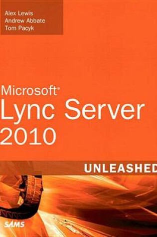 Cover of Microsoft Lync Server 2010 Unleashed