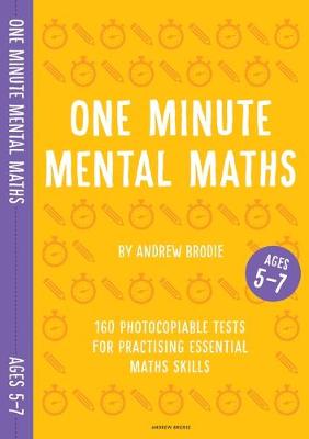 Book cover for One Minute Mental Maths for Ages 5-7