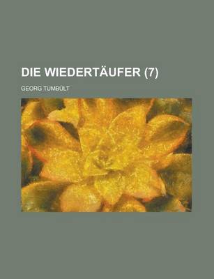 Book cover for Die Wiedertaufer (7)