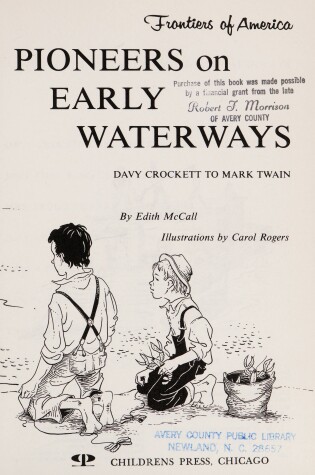 Cover of Pioneers on Early Waterways