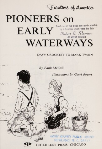 Cover of Pioneers on Early Waterways