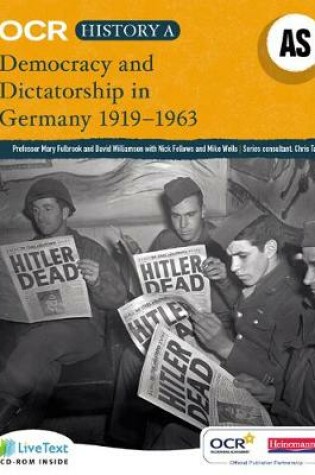 Cover of OCR A Level History A: Democracy and Dictatorship in Germany 1919-1963