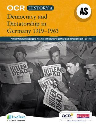 Book cover for OCR A Level History A: Democracy and Dictatorship in Germany 1919-1963