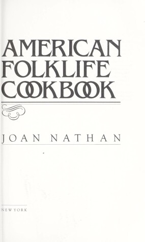 Book cover for An American Folklife Cookbook