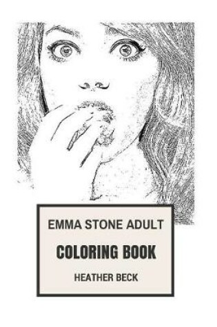 Cover of Emma Stone Adult Coloring Book