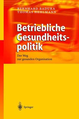 Book cover for Betriebliche Gesundheitspolitik