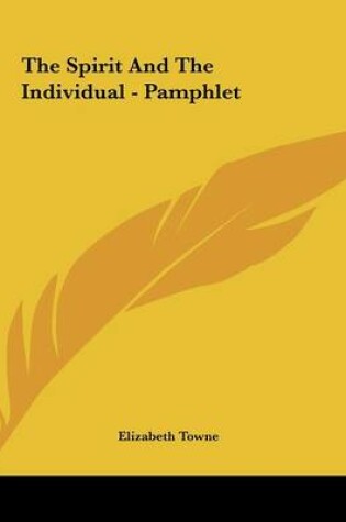 Cover of The Spirit and the Individual - Pamphlet