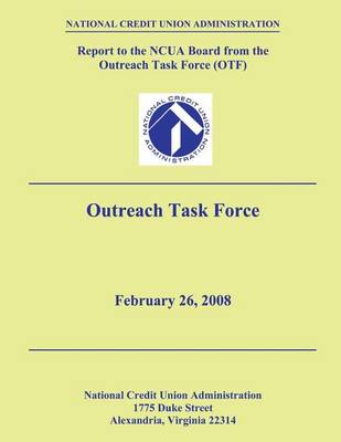 Book cover for Report to the NCUA Board from the Outreach Task Force (OTF)