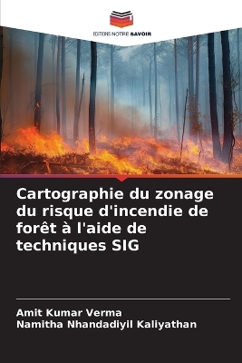 Book cover for Cartographie du zonage du risque d'incendie de forêt à l'aide de techniques SIG