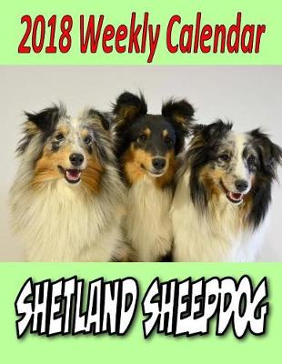 Book cover for 2018 Weekly Calendar Shetland Sheepdog