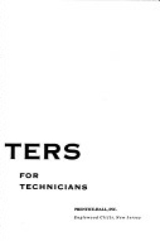 Cover of Computers for Technicians