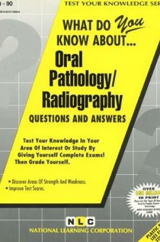 Cover of ORAL PATHOLOGY/RADIOGRAPHY