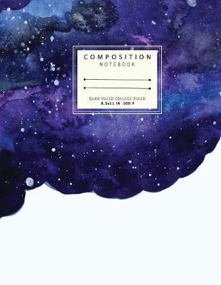 Book cover for Quad ruled College ruled Composition notebook
