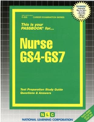 Book cover for Nurse GS4-GS7