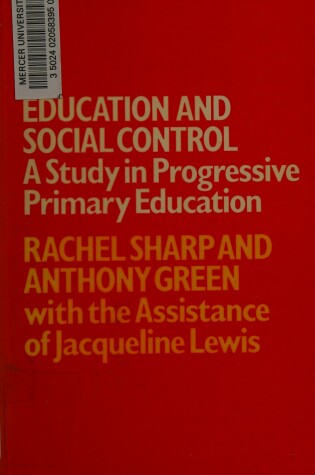 Cover of Education and Social Control