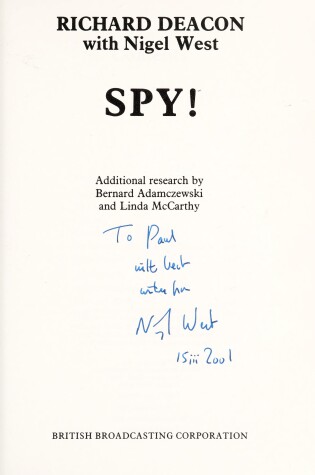 Cover of Spy!