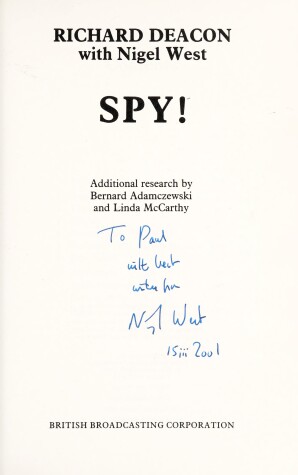 Book cover for Spy!