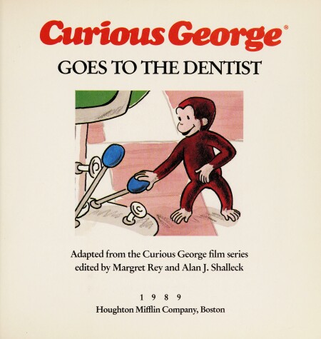 Book cover for Curious George Goes to the Dentist