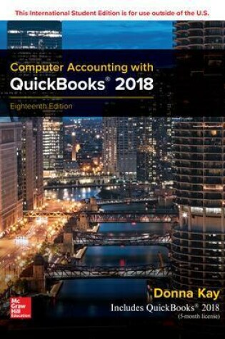 Cover of ISE Computer Accounting with QuickBooks 2018