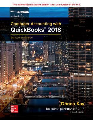 Book cover for ISE Computer Accounting with QuickBooks 2018