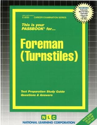 Book cover for Foreman (Turnstiles)