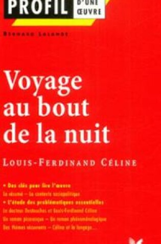 Cover of Profil d'une oeuvre