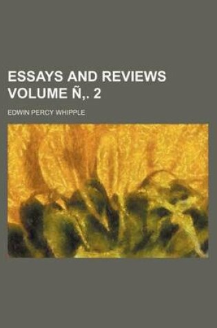 Cover of Essays and Reviews Volume N . 2