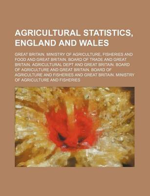 Book cover for Agricultural Statistics, England and Wales