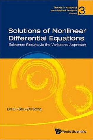 Cover of Solutions of Nonlinear Differential Equations